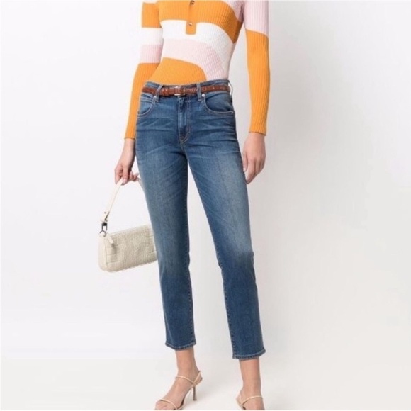 Slvrlake Lou Lou Jeans Crop Denim - Picture 1 of 11